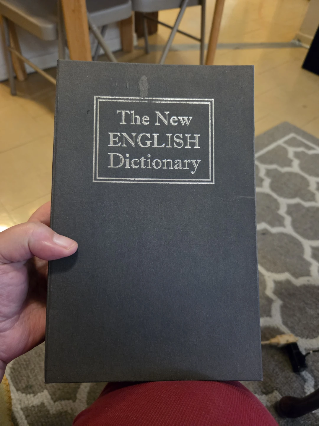 The New English Dictionary Diversion Safe with Keys