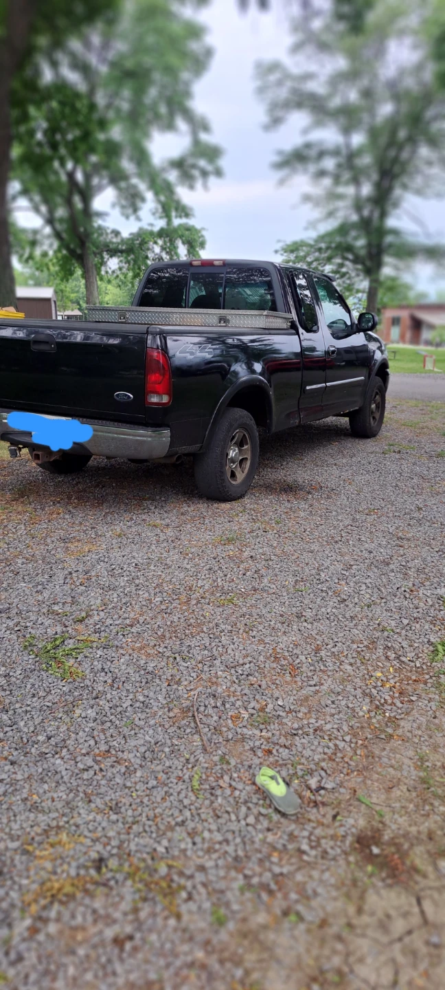Black Ford F-150 Truck