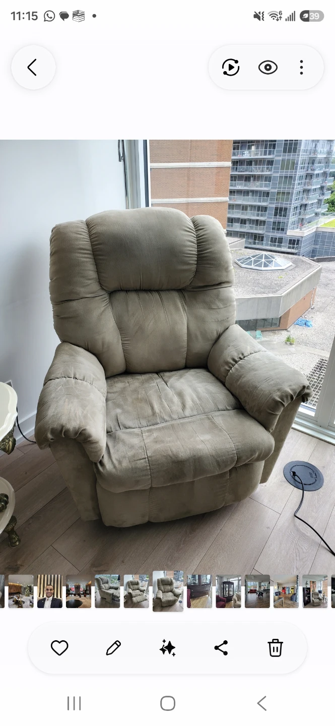 Recliner Chair - Taupe