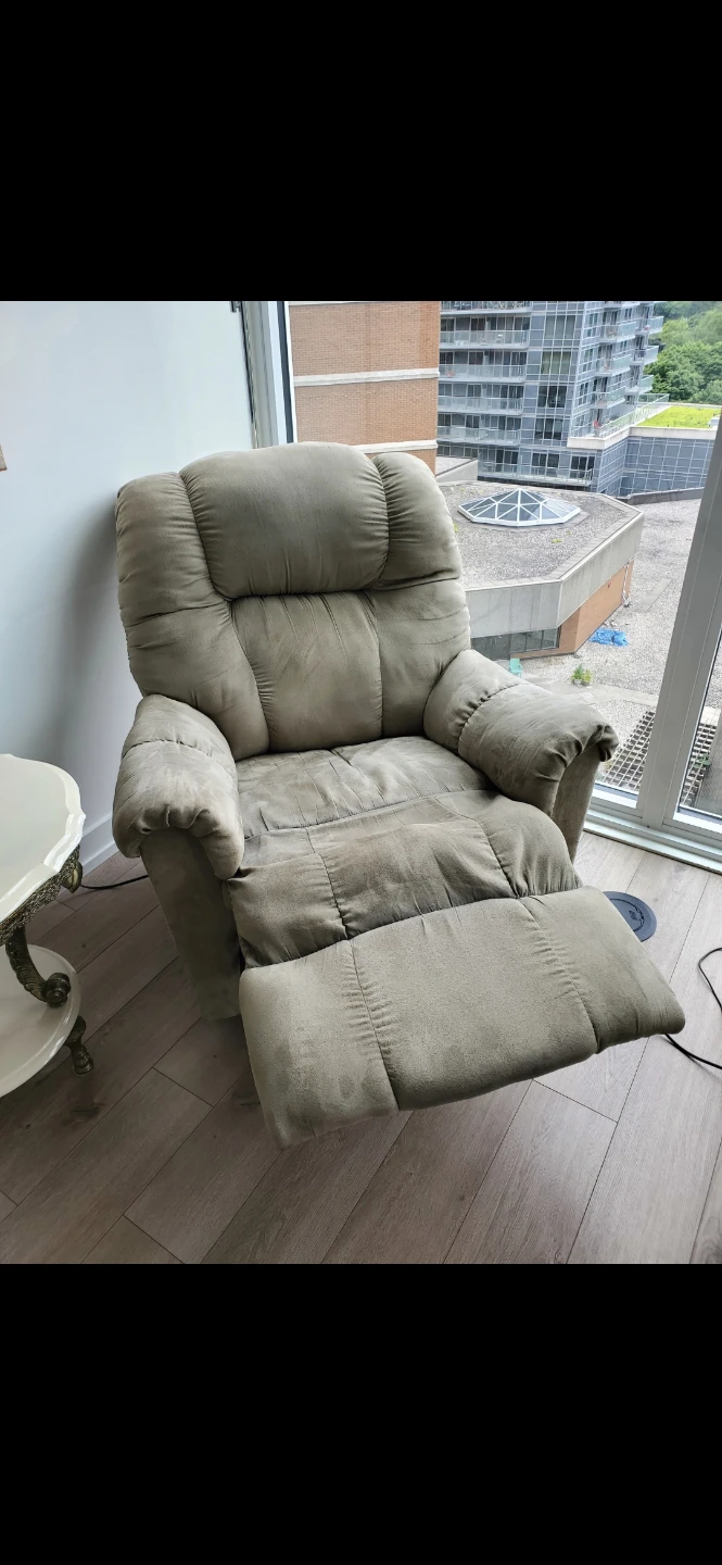 Recliner Chair - Taupe - photo 3