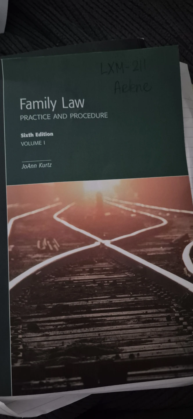 Family Law Practice and procedure