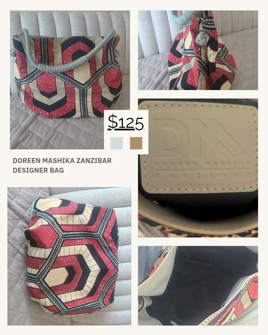 Doreen Mashika Zanzibar Designer Bag