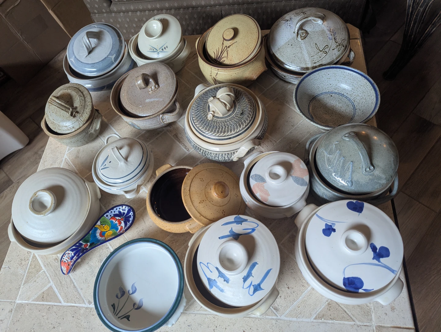 Assorted Lidded Casserole Dishes and Bowls each different prices