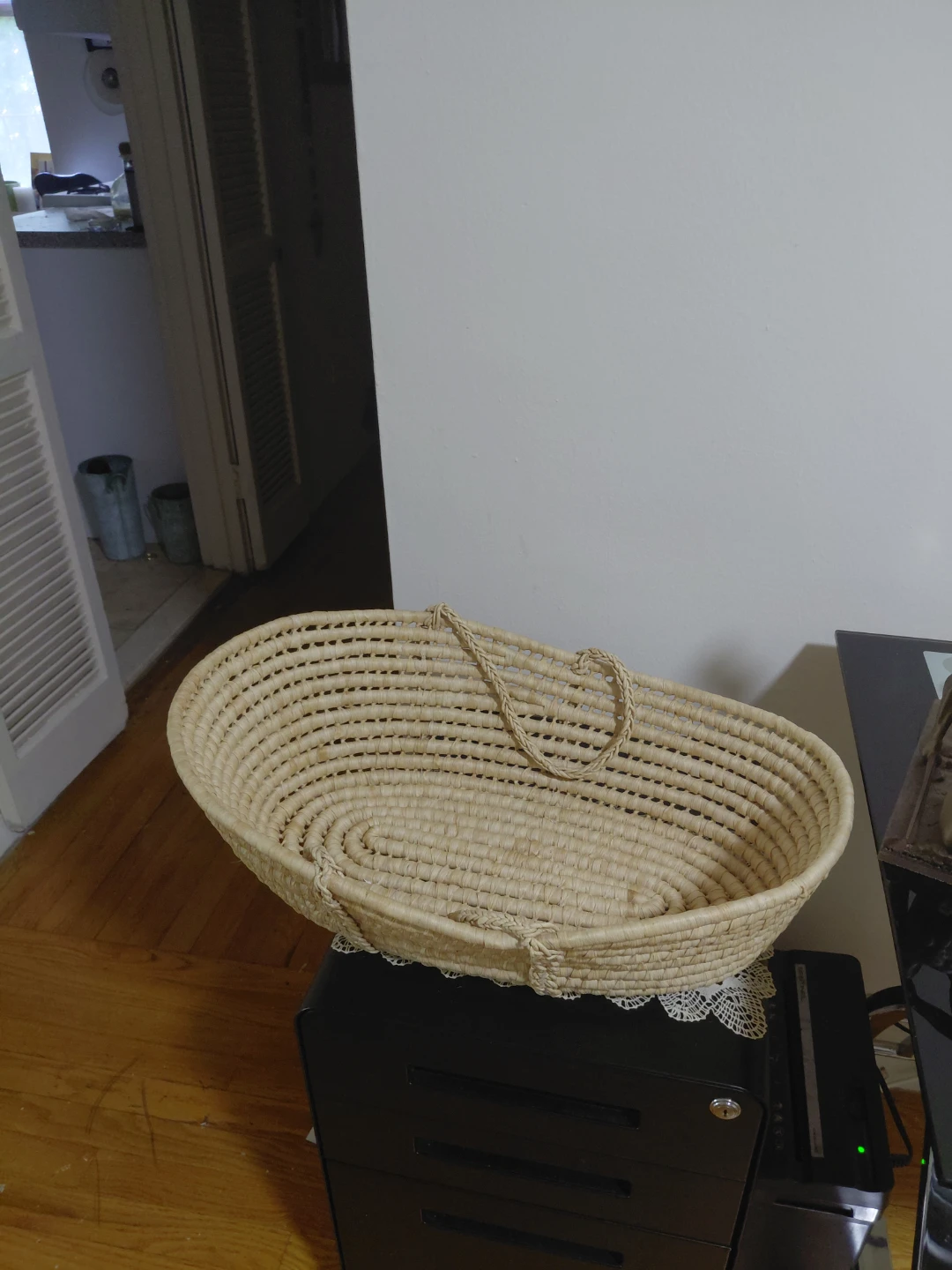 Woven Oval Basket with Handles
