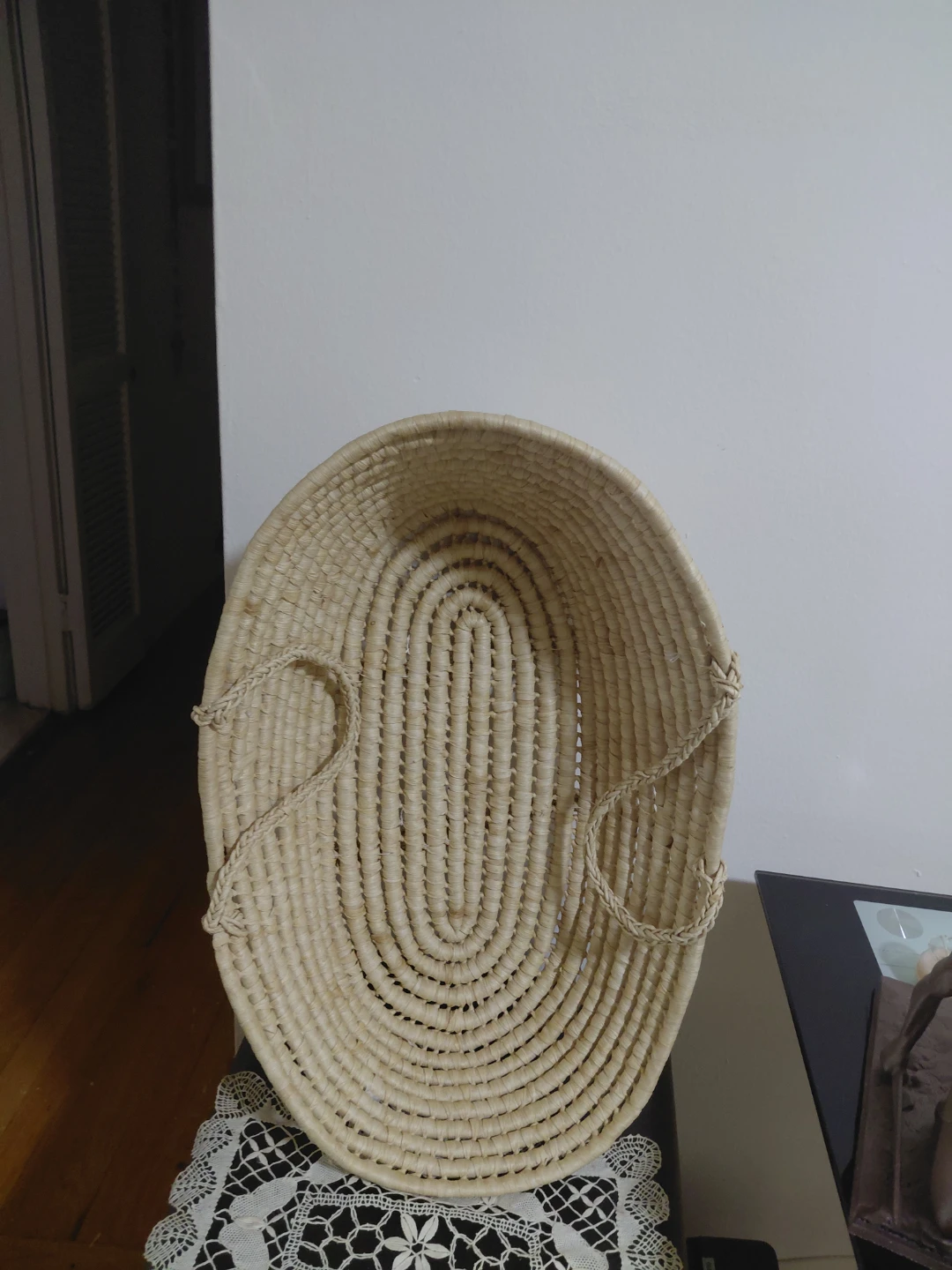 Woven Oval Basket with Handles - photo 2