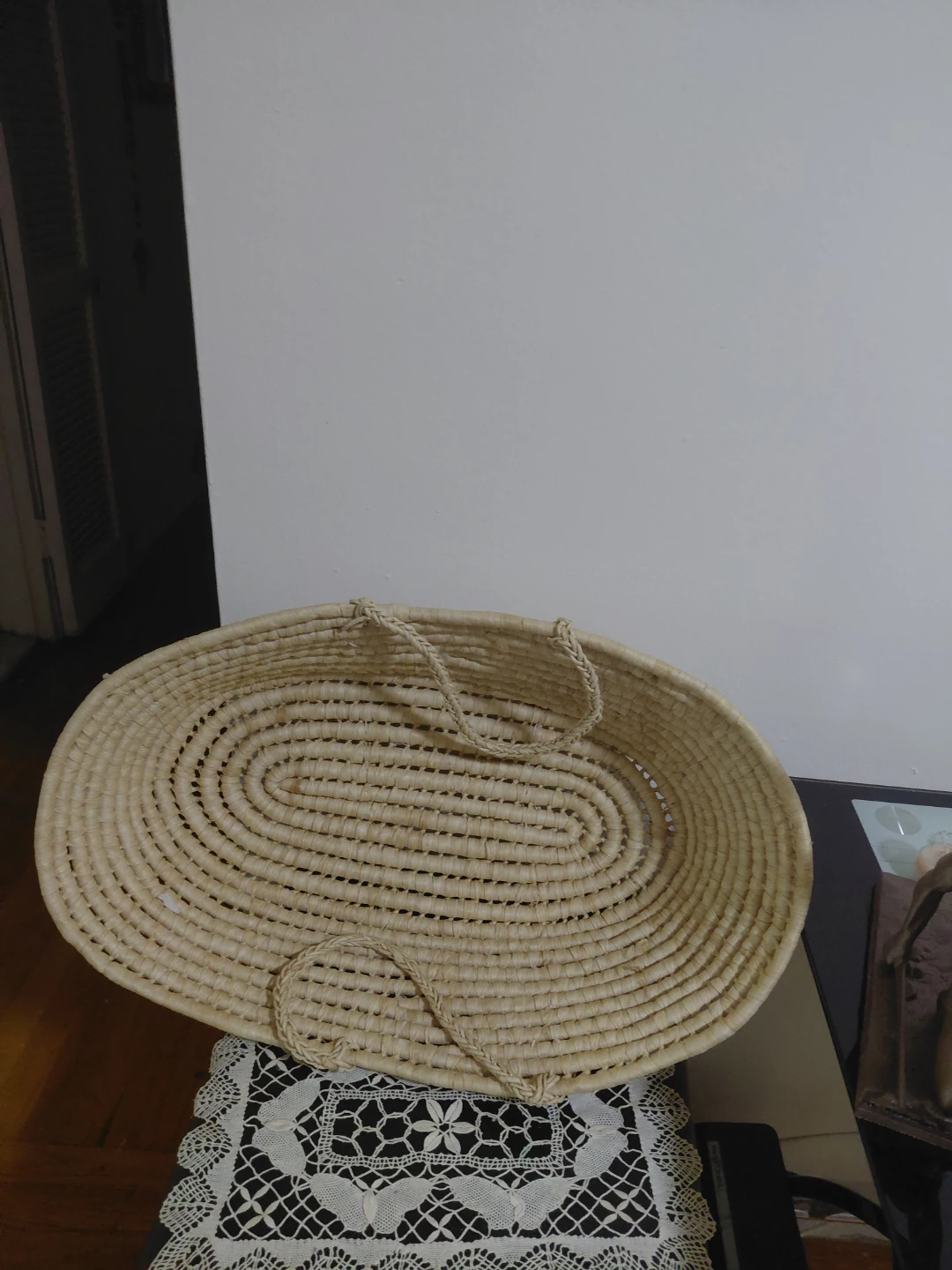 Woven Oval Basket with Handles - photo 3