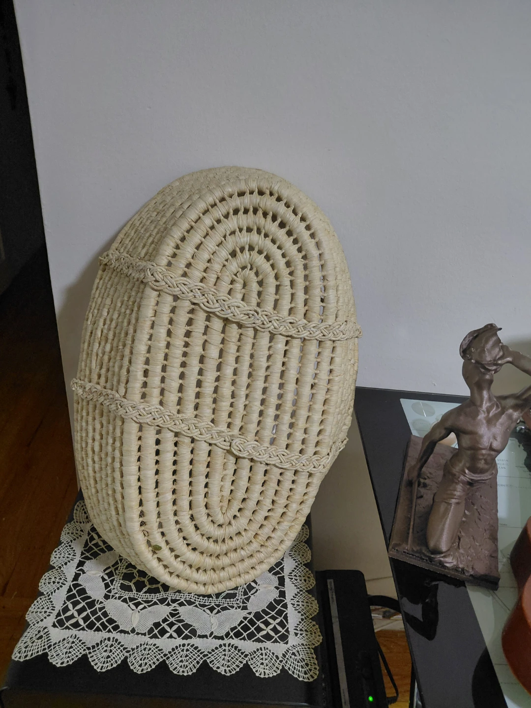Woven Oval Basket with Handles - photo 4