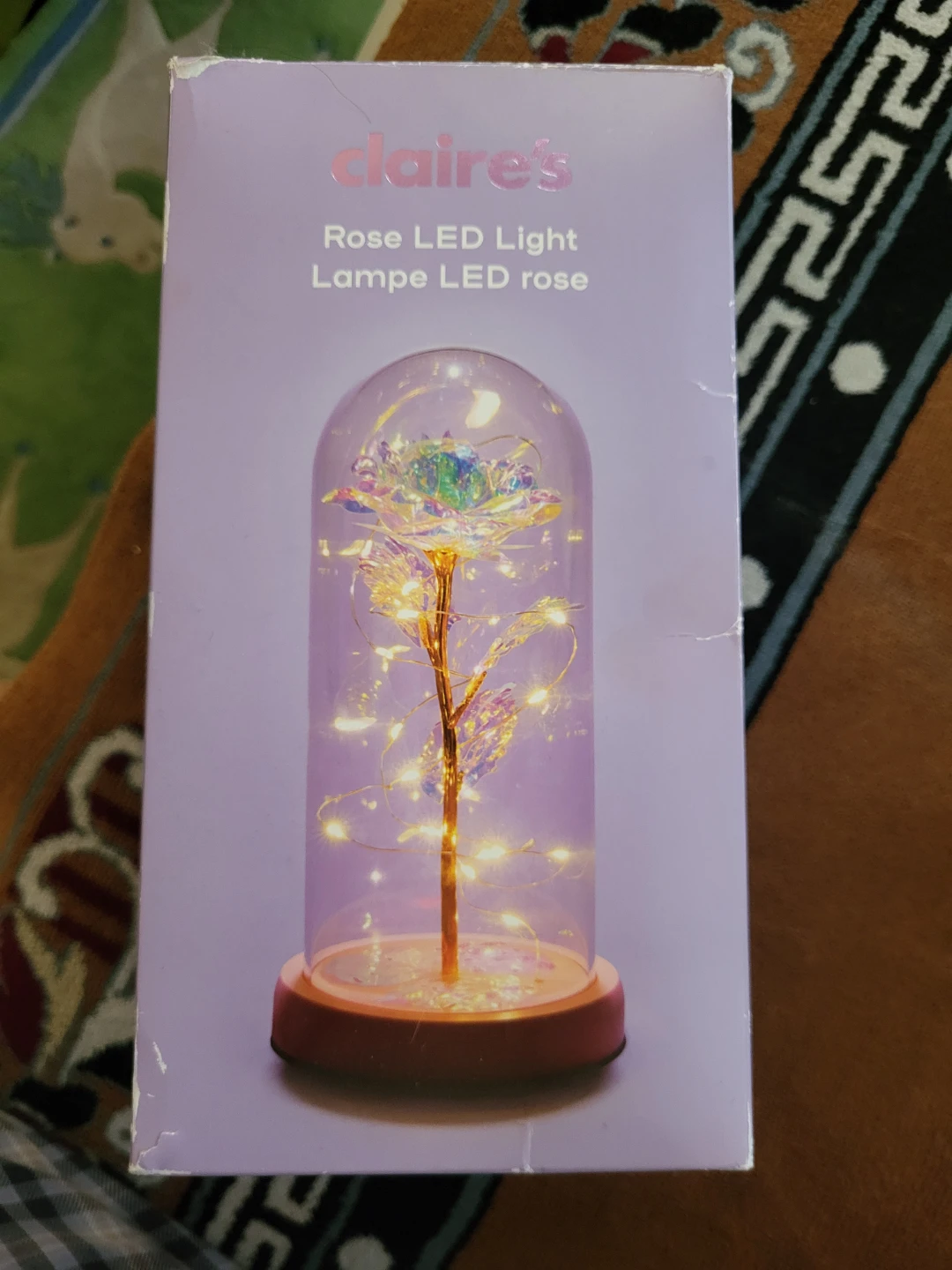 Claire's Rose LED Light Lamp ⚽️