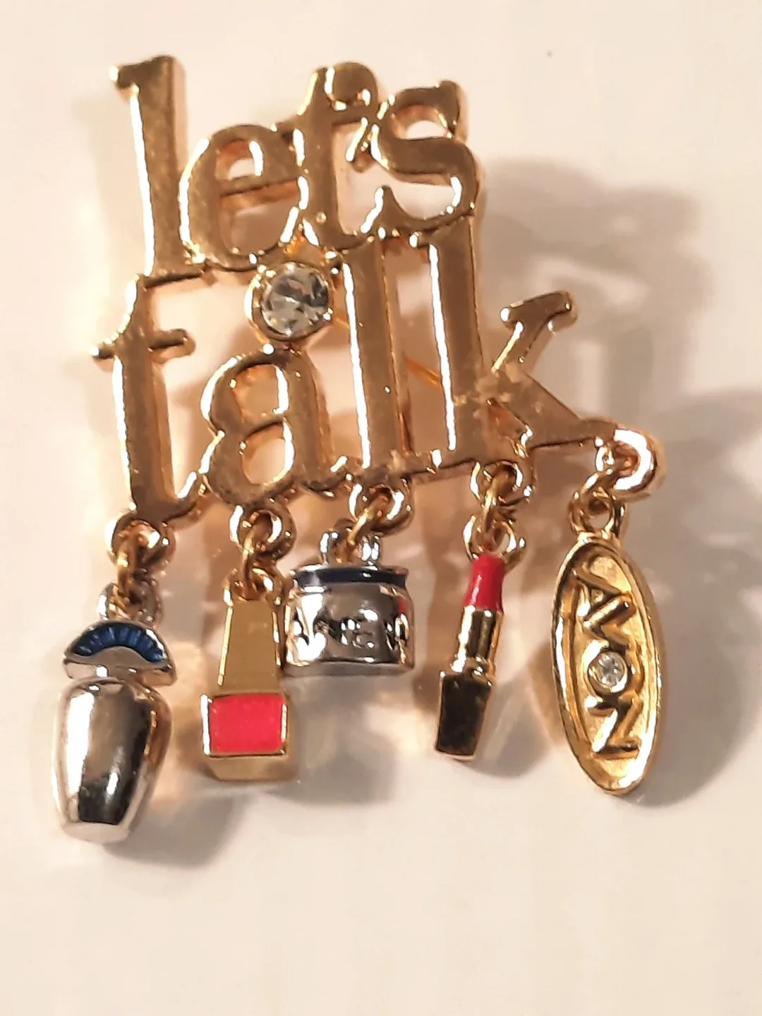 Set of 4 Vintage Gold-Tone Brooches - photo 2
