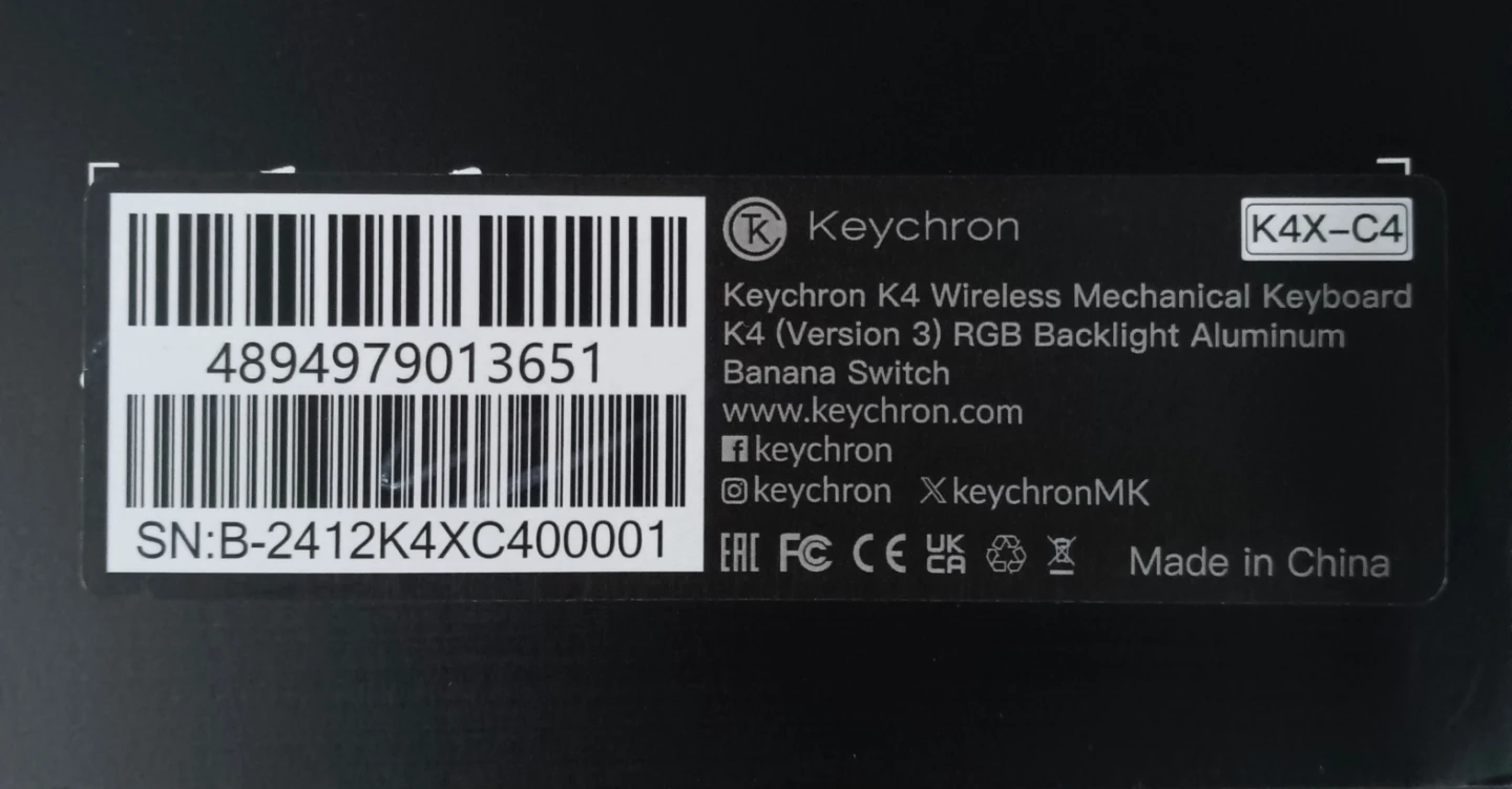 Keychron K4 96% Wireless Custom Mechanical Keyboard (New) - photo 4