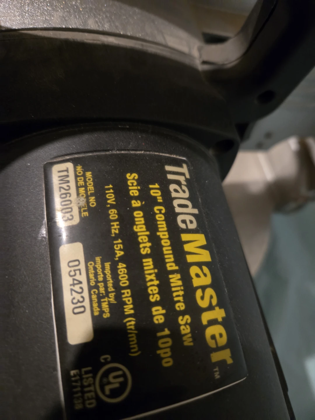 Trade Master  10" Compound Mitre Saw - photo 2