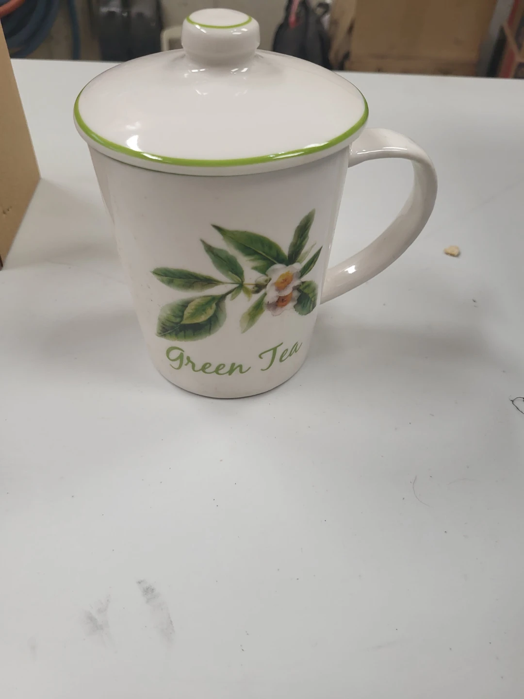 Green Tea Mug with Lid - photo 2