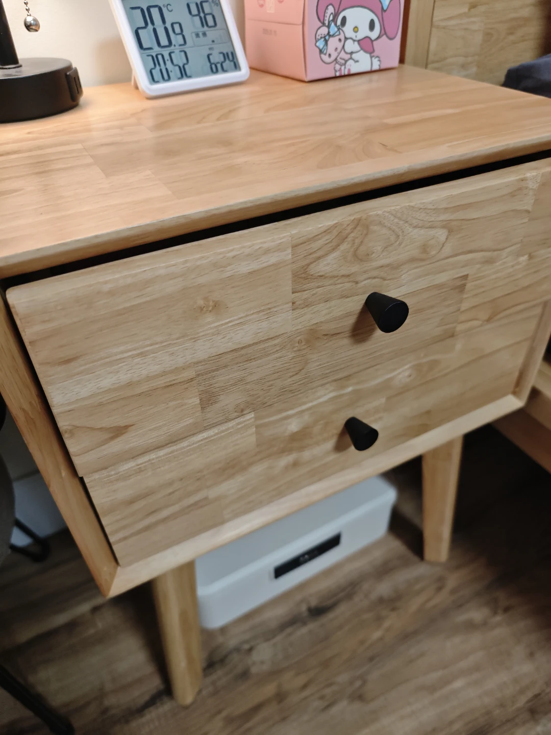 Silk and Snow Nightstand