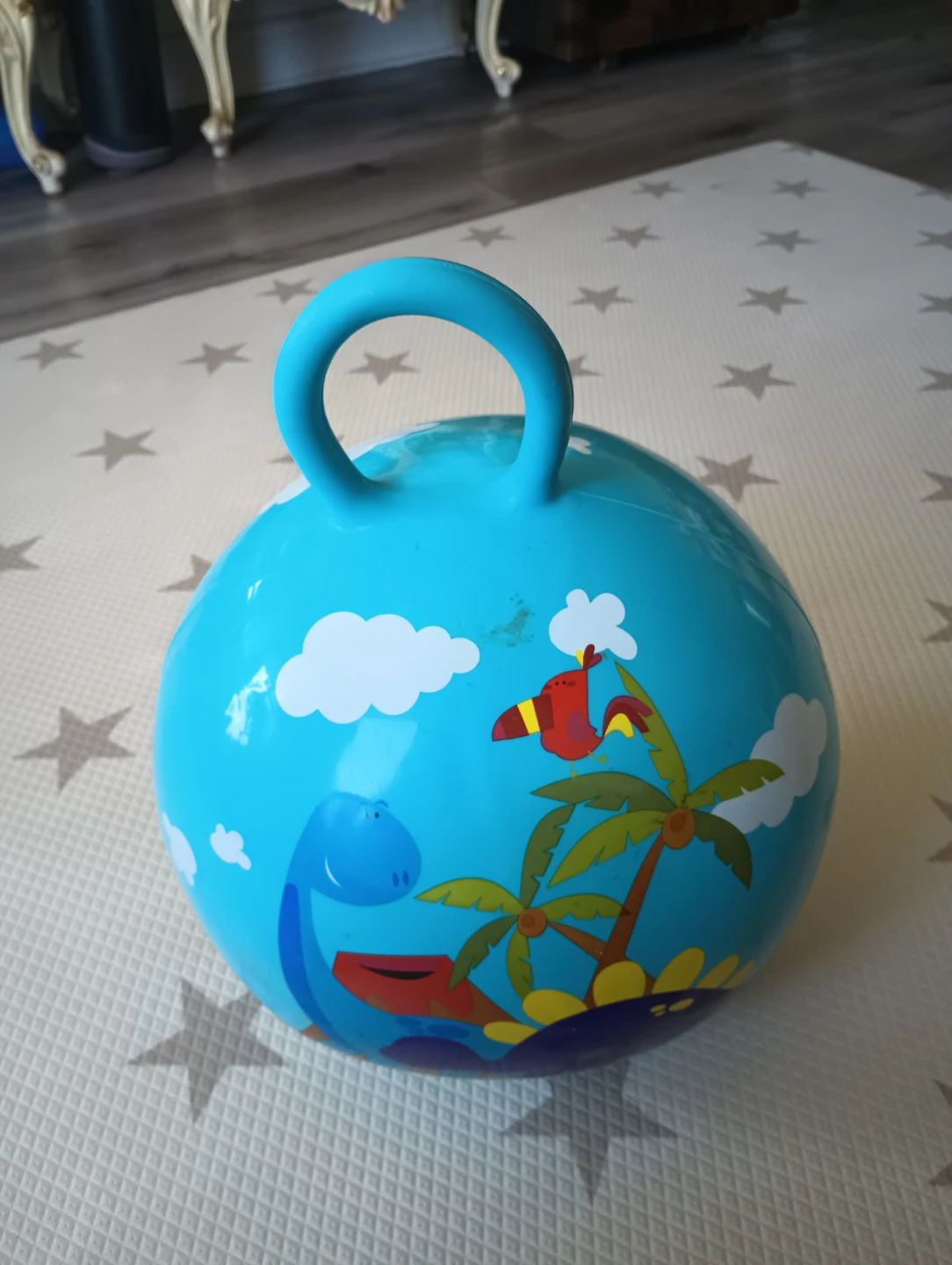 Blue Dino Hoppity Hop Ball