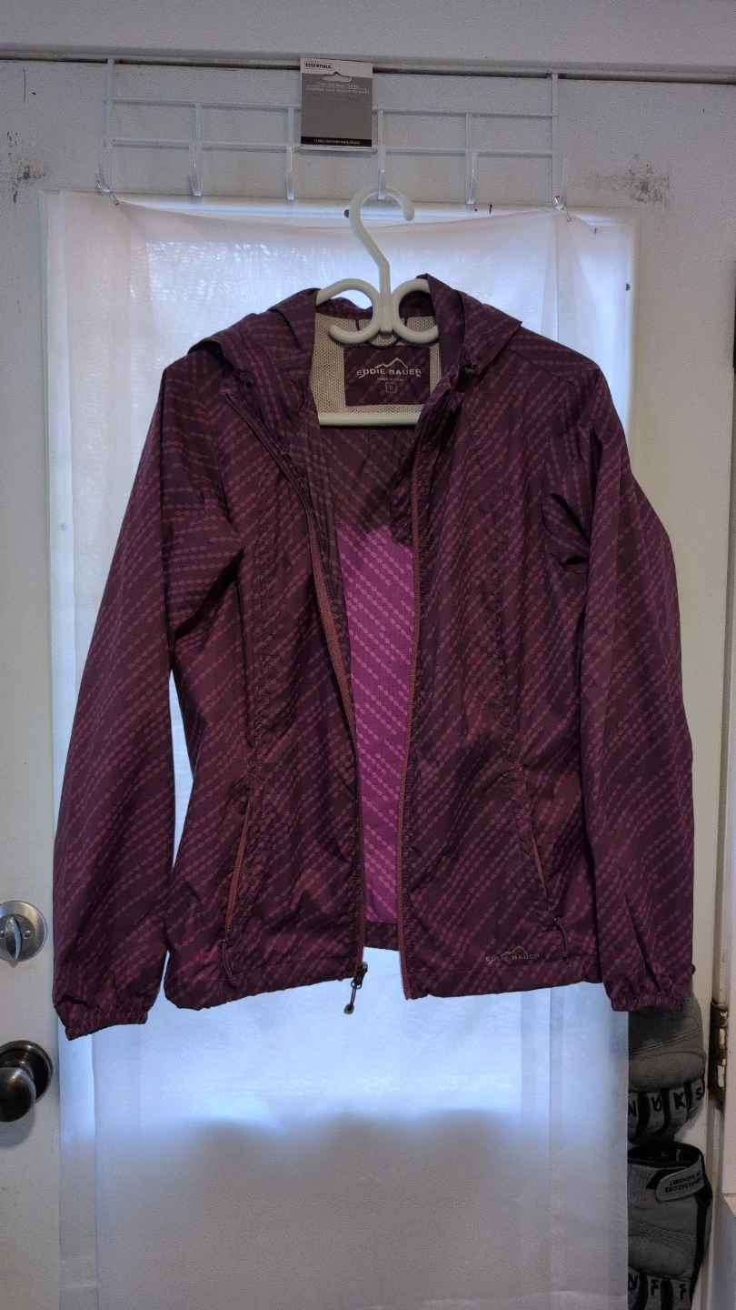 Eddie Bauer Purple Hooded Jacket Size S