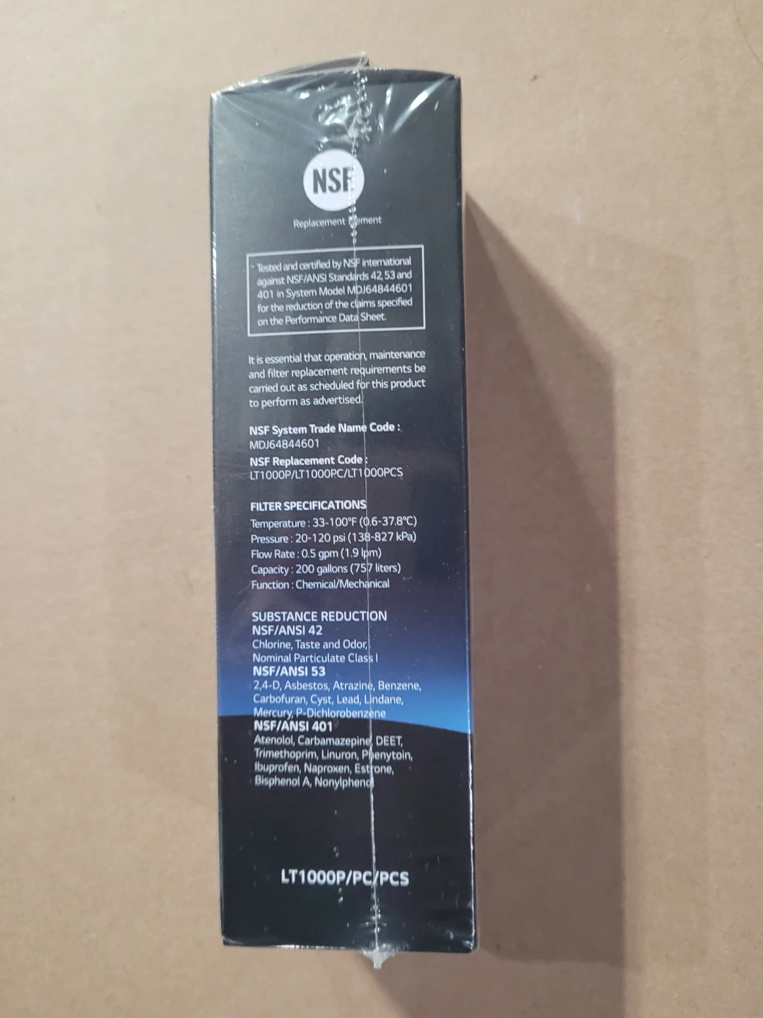 LG water filter replacement LT1000P/PC/PCS - photo 3