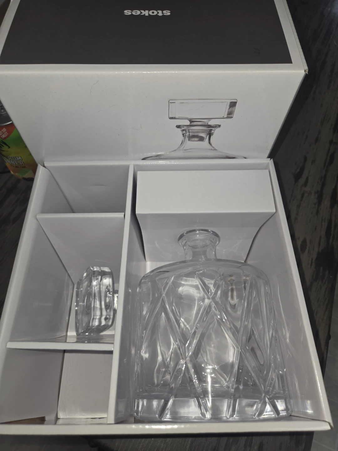 Stokes Crystal Decanter and Tumbler Set - photo 2