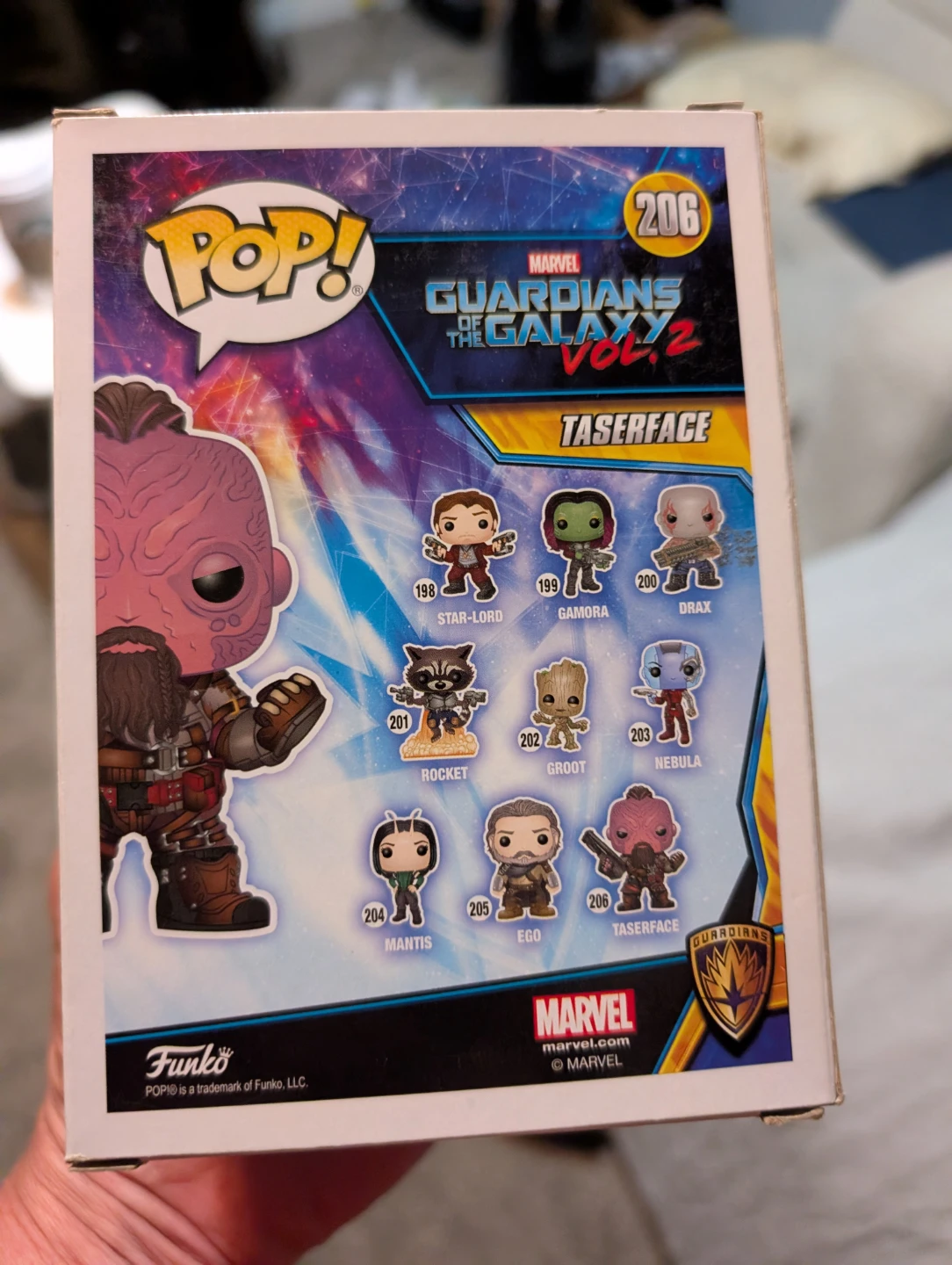 Funko Pop! Marvel Guardians of the Galaxy Vol. 2 Taserface #206 - photo 2