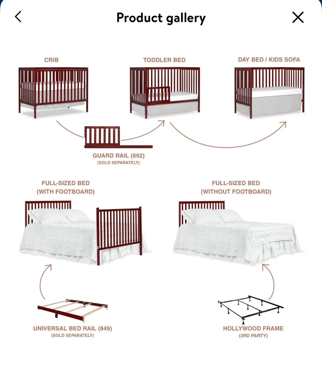 "Toddler crib and  Mattress