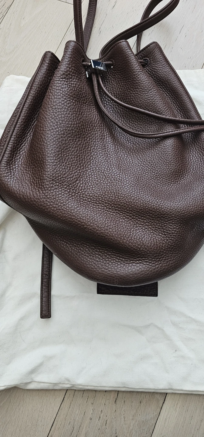 Auxiliary backpack- Brown Leather - photo 3