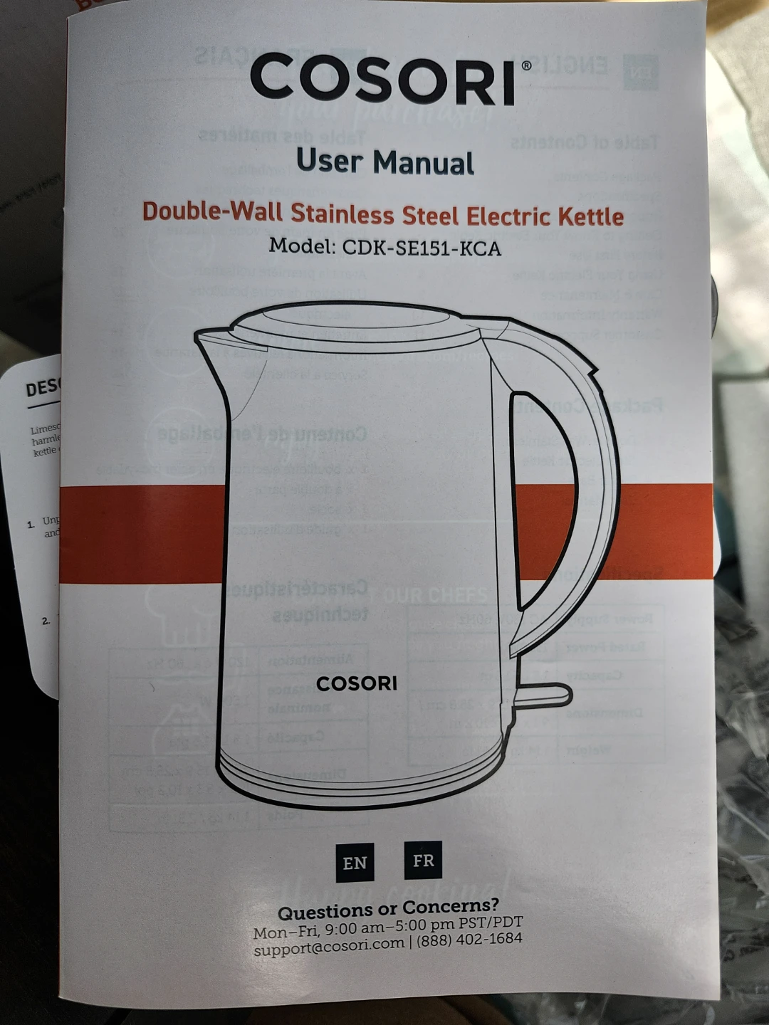 COSORI Double-Wall Stainless Steel Electric Kettle - photo 4