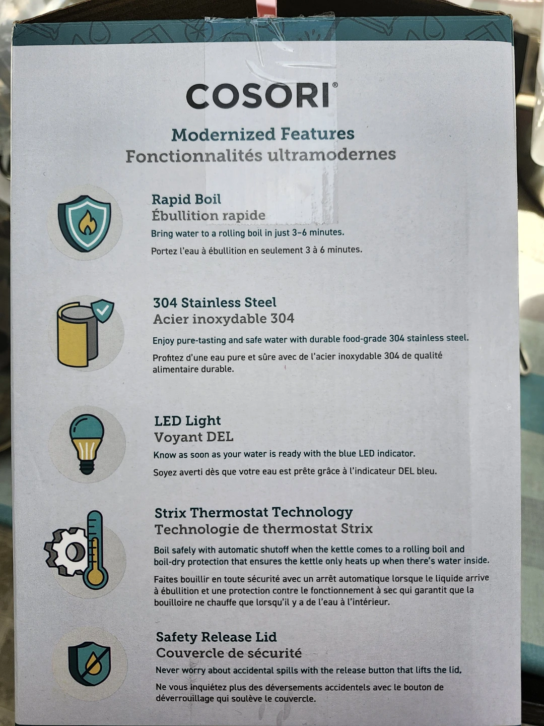 COSORI Double-Wall Stainless Steel Electric Kettle - photo 2