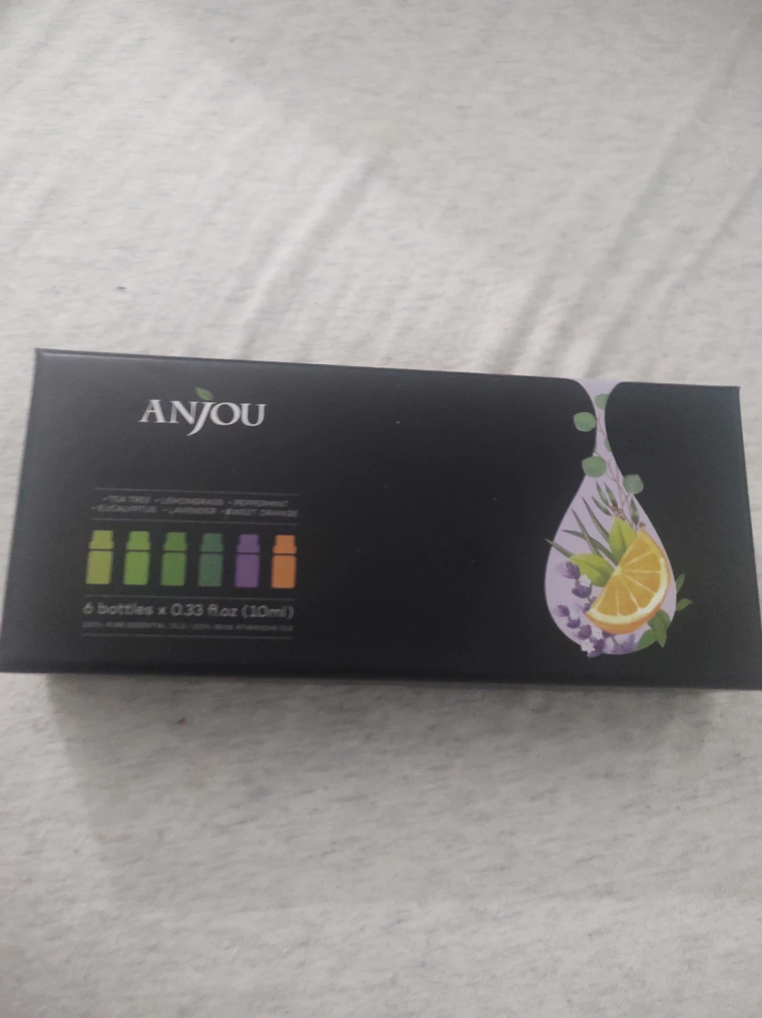 Used Anjou Essential Oils Set - 5 Bottles