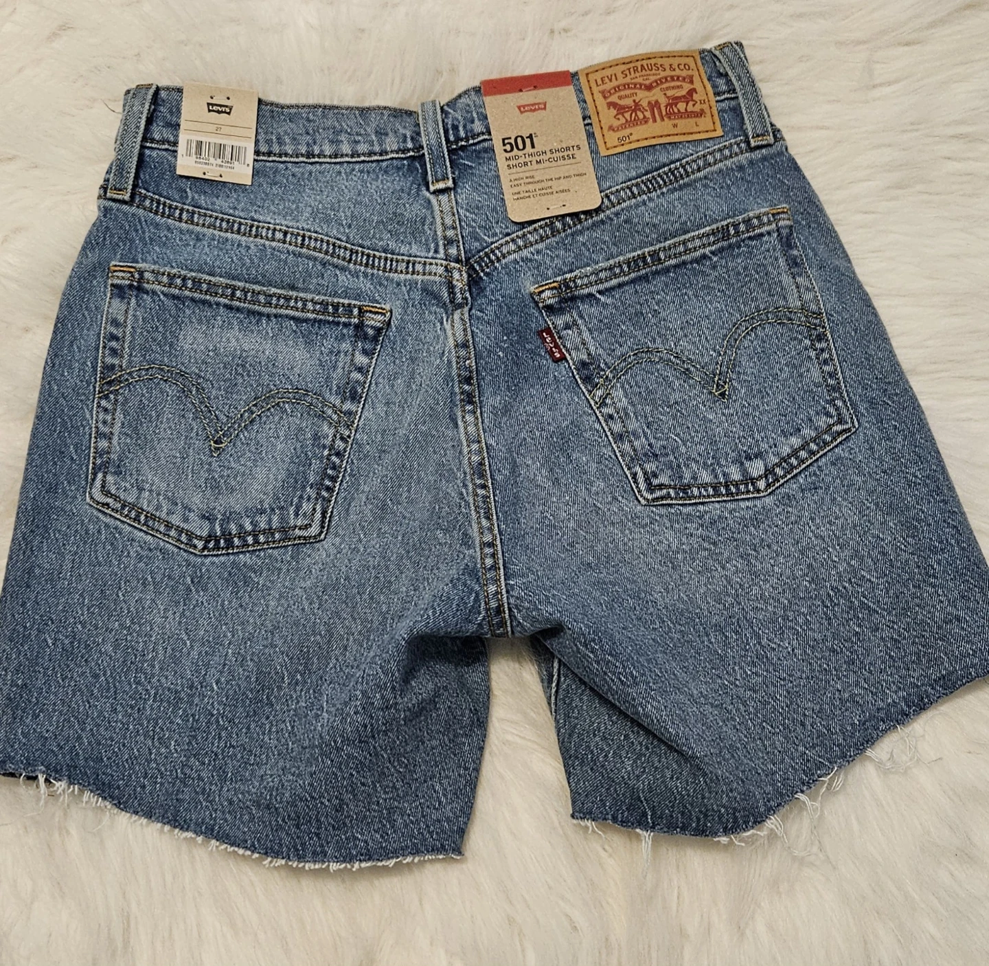 Levi's 501 Mid-Thigh Shorts 27 - photo 2