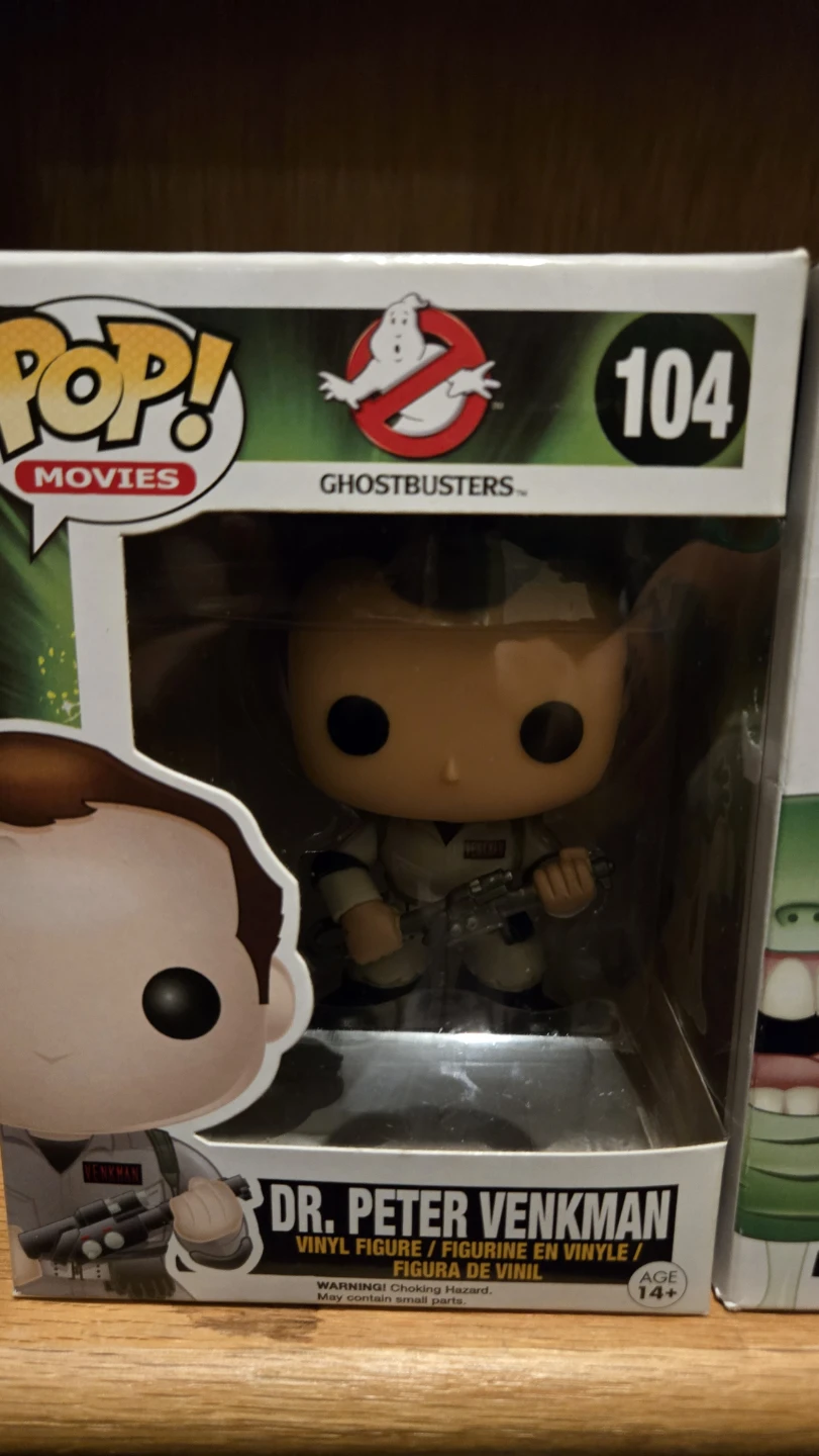 Funko Pop! Ghostbusters Dr. Peter Venkman & Slimer Vinyl Figures - photo 3