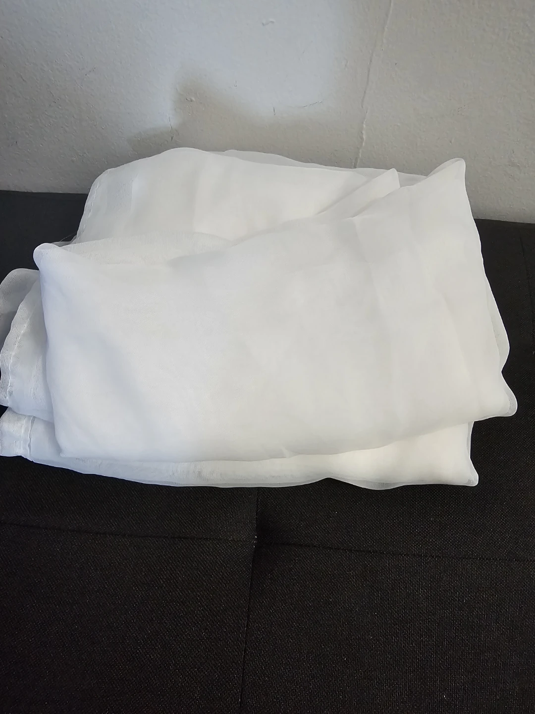 ⚽White Sheer Fabric curtain
