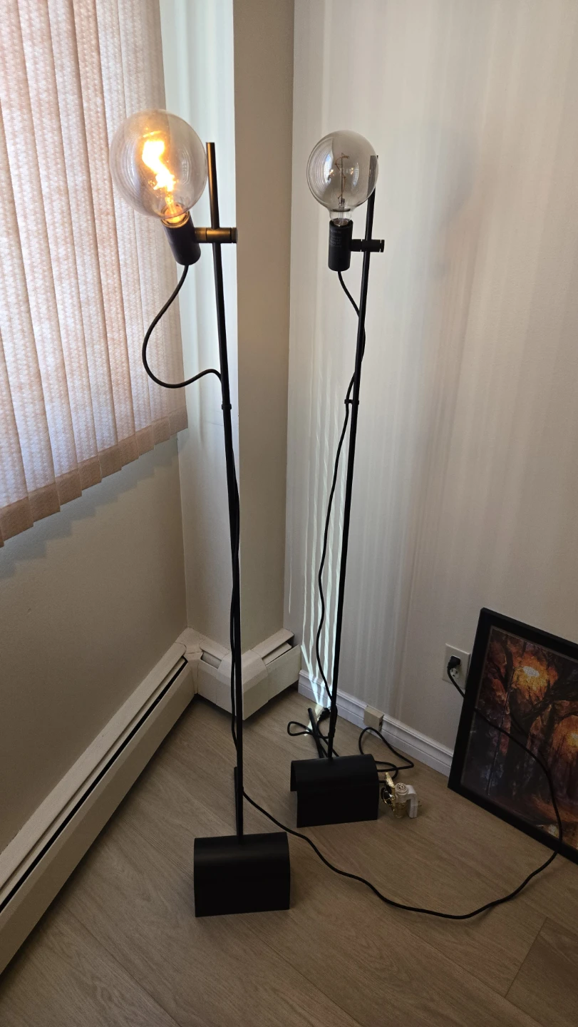 IKEA HÄRSLINGA / MOLNART Floor Lamps (Set of 2) - photo 2