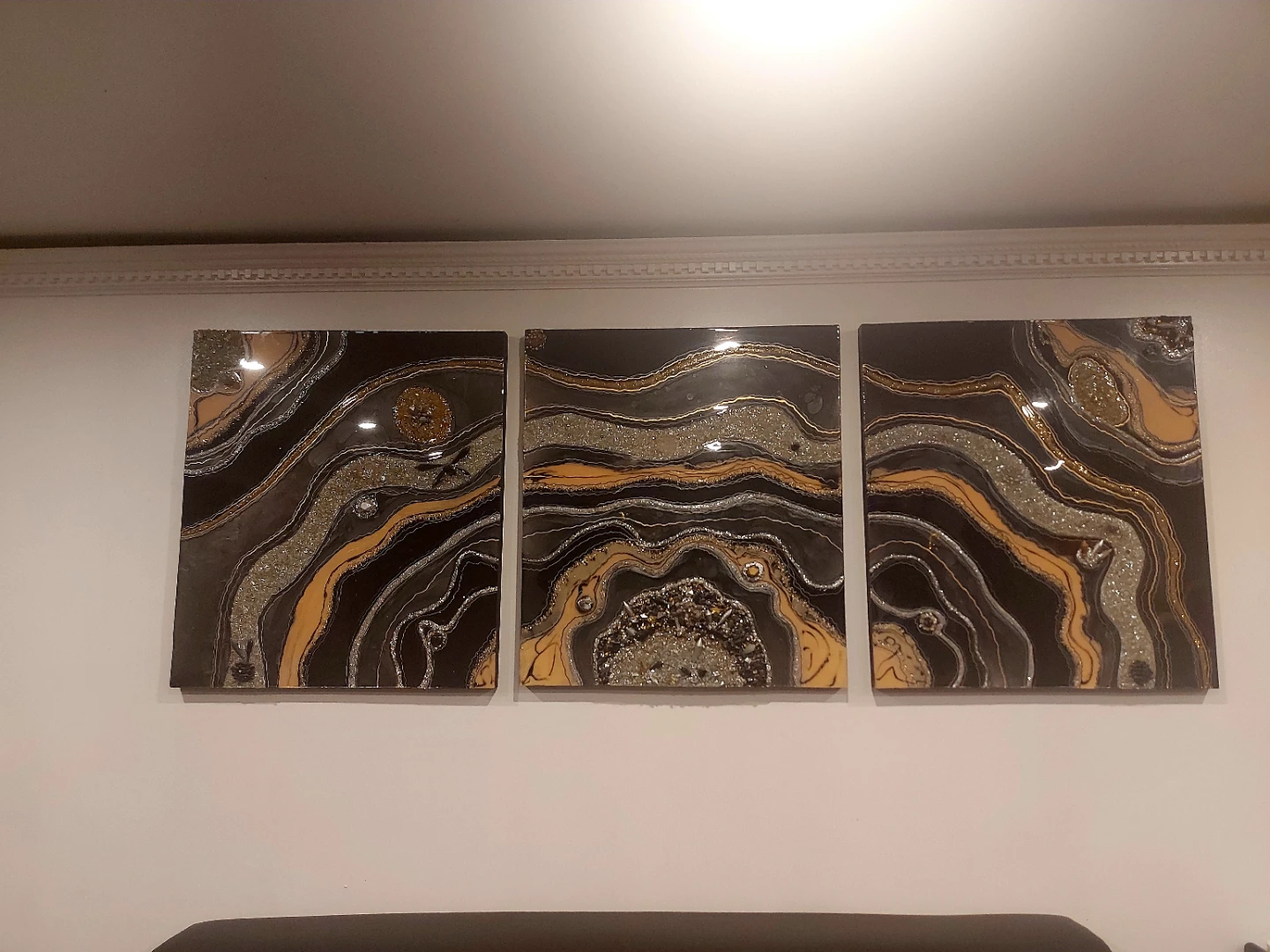 Geode Wall Art Set