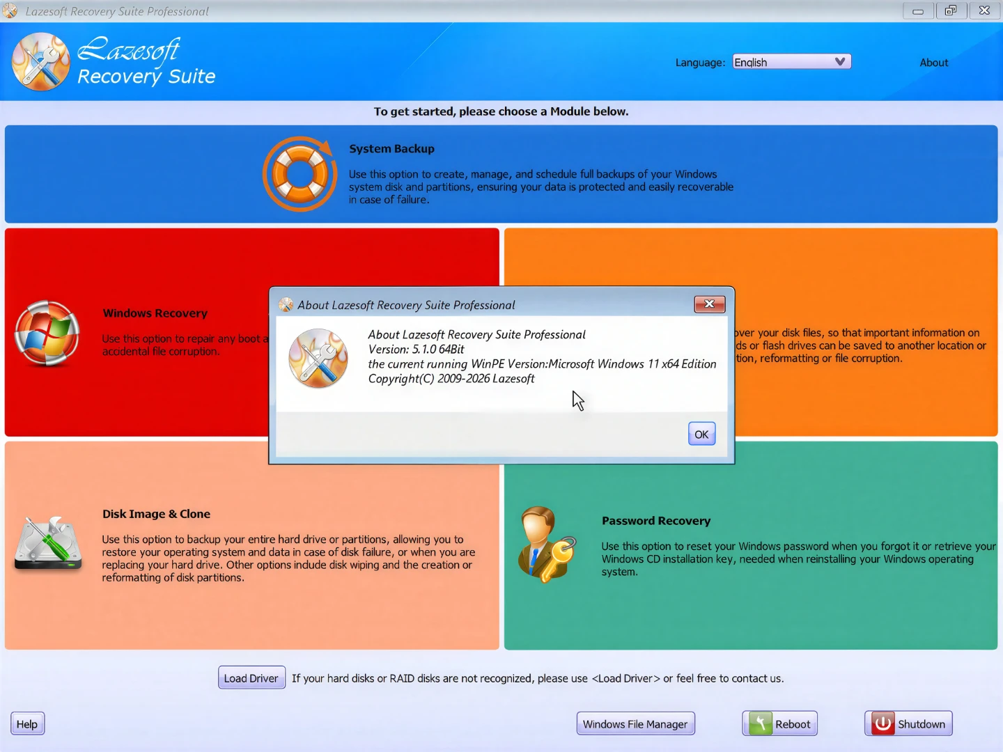Lazesoft Recovery Suite Professional Edition Bootable DVD - photo 4