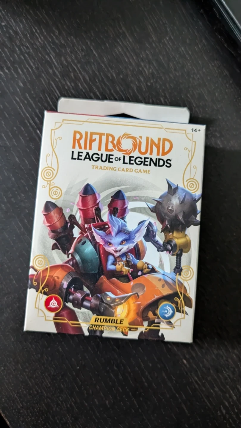 Riftbound League of Legends Rumble Champion Deck TCG SEALED