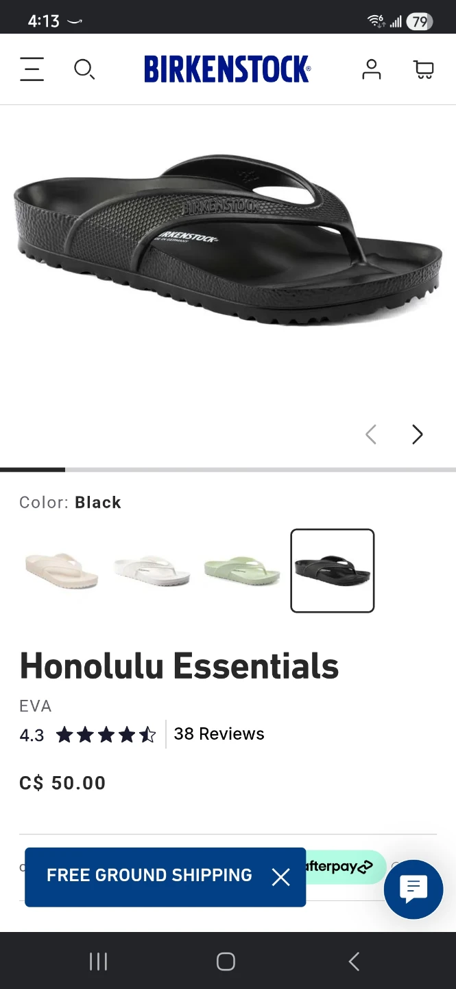 Birkenstock Honolulu Essentials Flip Flops - Black - photo 5