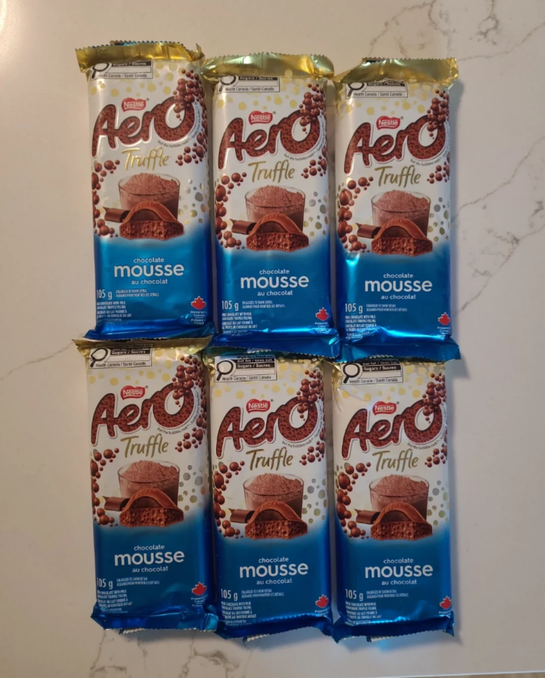 Nestlé Aero Truffle Chocolate Mousse Bars (6 Pack)