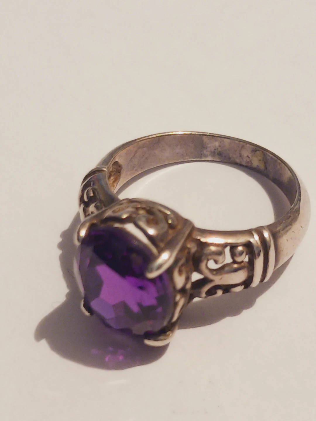 Beautiful Vintage Sterling Silver 925 Amethyst Ring.8 - photo 3
