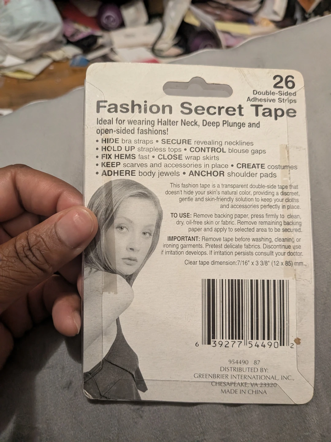 Fashion Secret Tape Double-Sided Adhesive Strips 26 Count - photo 2