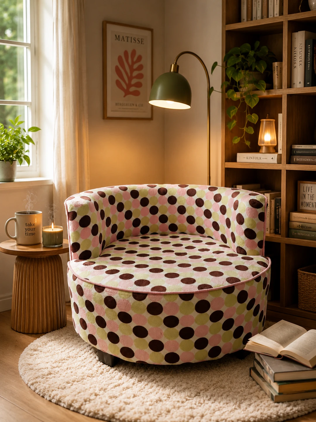 Polka Dot Accent Chair - photo 2