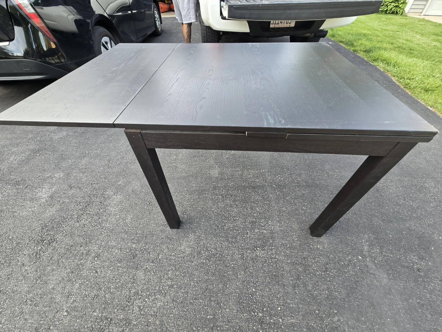 Black Drop Leaf Dining Table