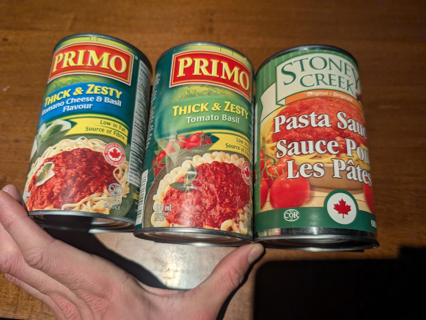 3x Primo & Stone Creek Pasta Sauces