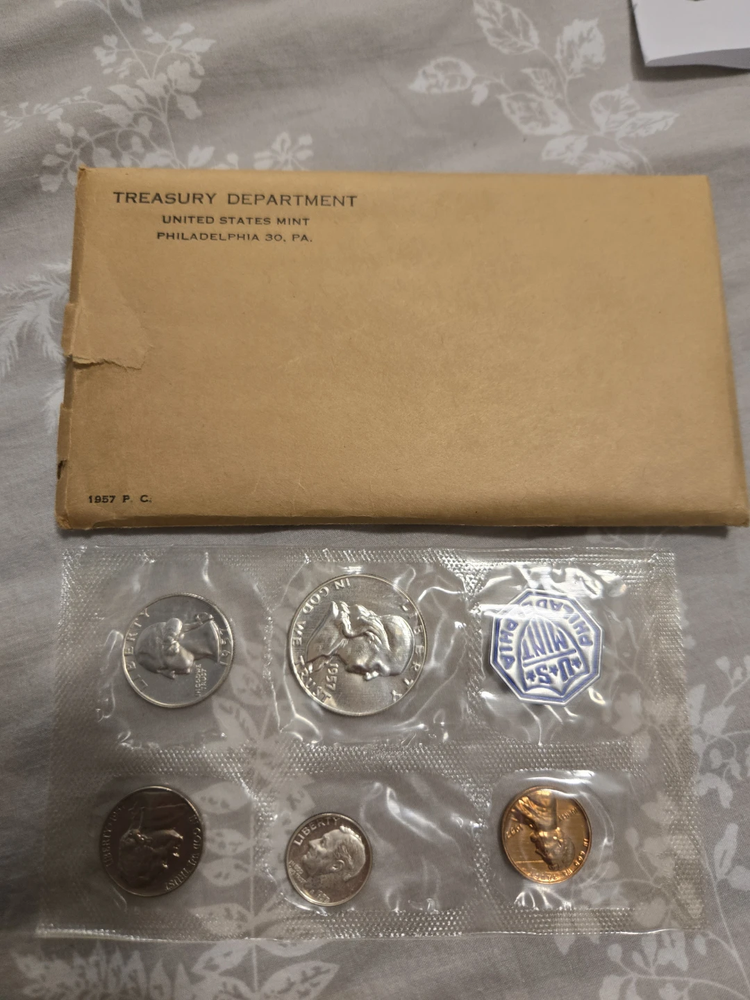 Proof set from 1957