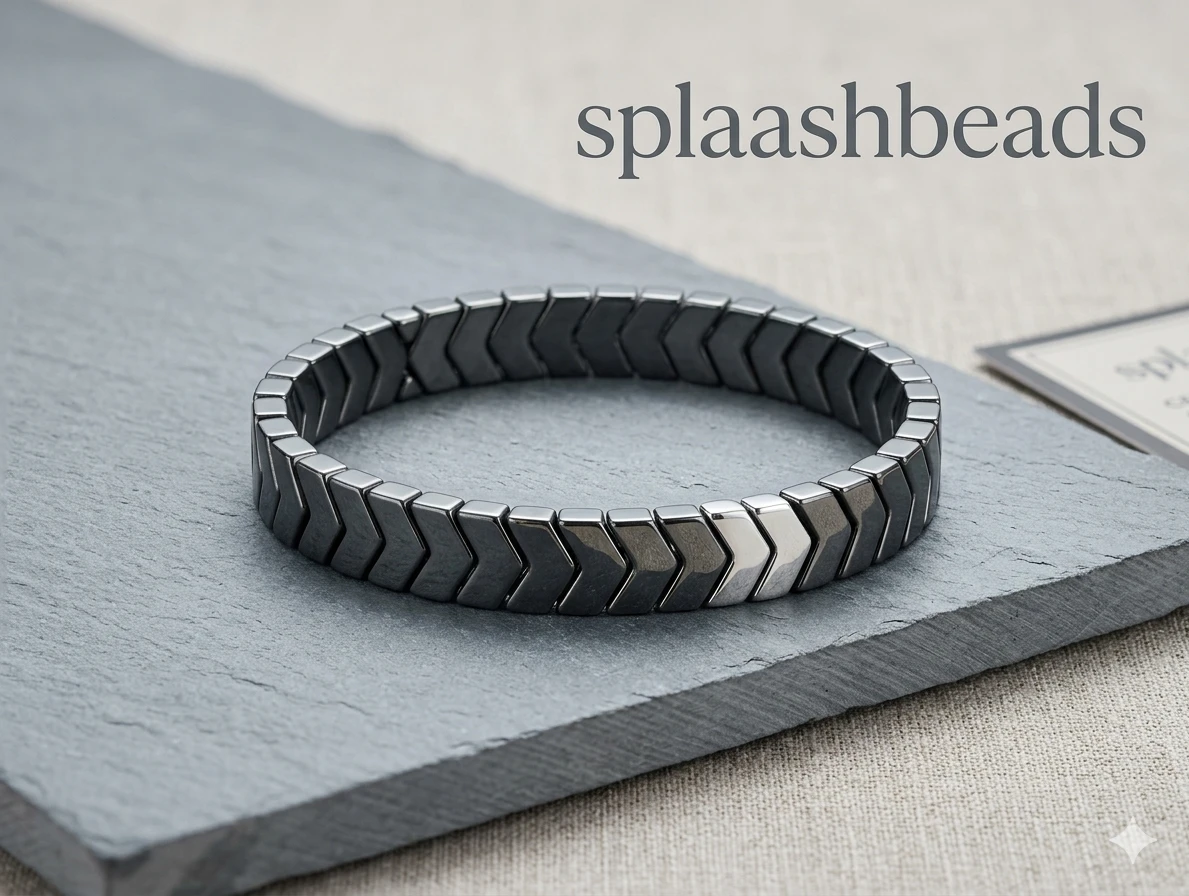 Splashbeads Hematite Arrow Bracelet
