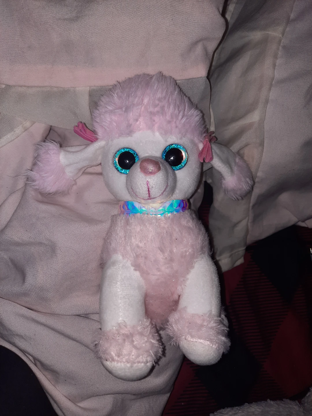 Ty Beanie Boos Pink Poodle Plush Toy