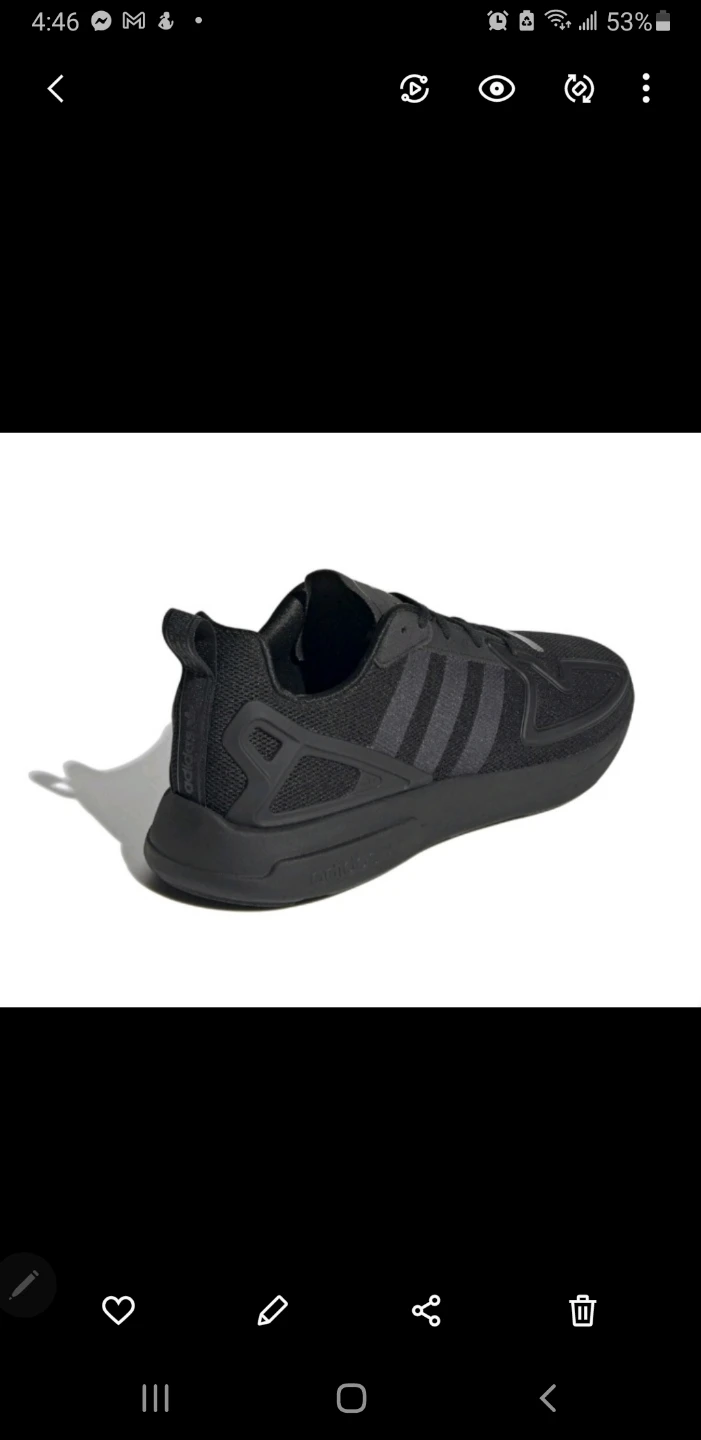 Brand new Adidas ZX Flux Black Running Shoes - photo 2