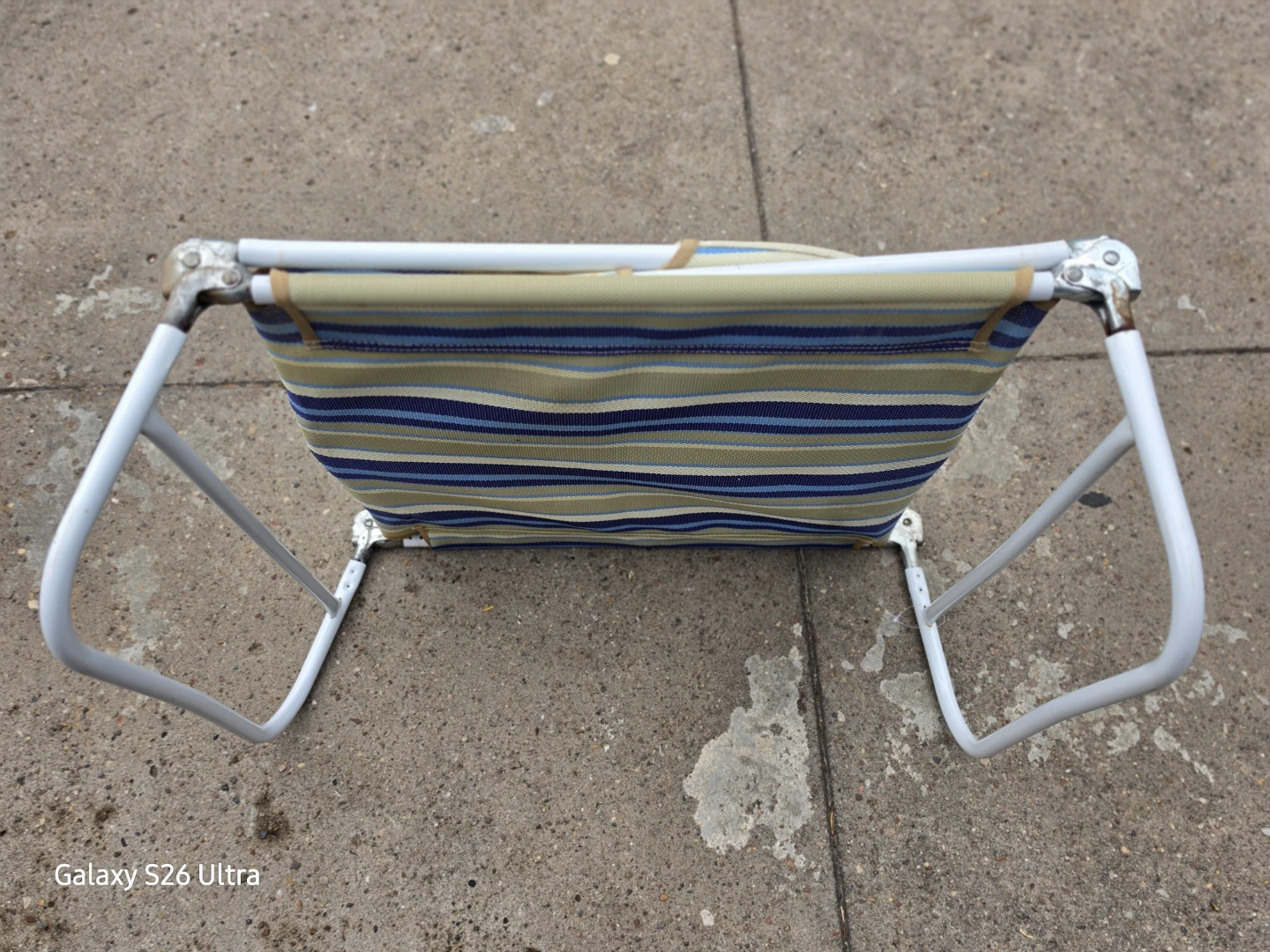 Portable Foldable Beach Lounge Chair with Adjustable Backrest - photo 5