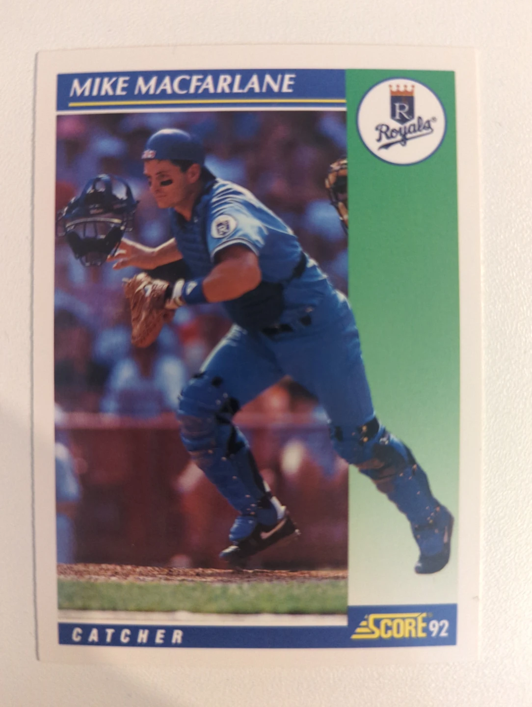 ⚽ 1992 Score Baseball Card - Mike Macfarlane