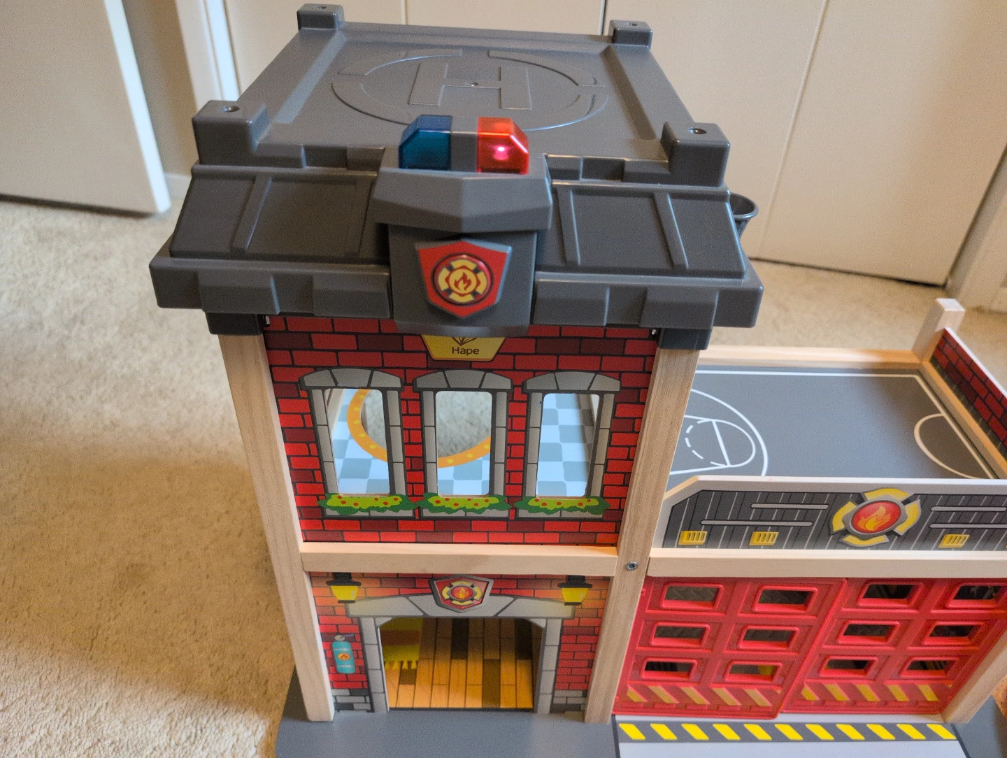 Hape Wooden Fire Station Playset - photo 2