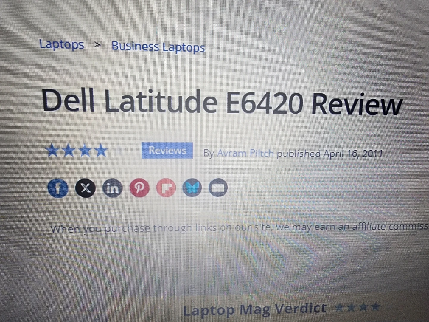Dell Latitude E6420 Laptop - photo 3
