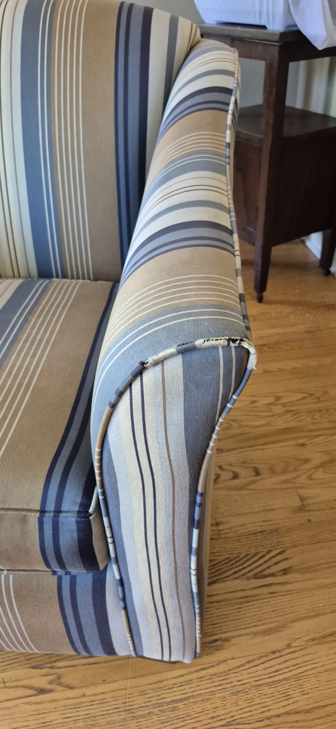 Striped Accent Chairs - Set of 2 - photo 5